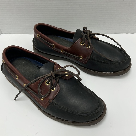 Men’s Sperry Authentic Original A/O 2-Eye Lace Non-Marking Up Casual Shoes - Picture 3 of 8